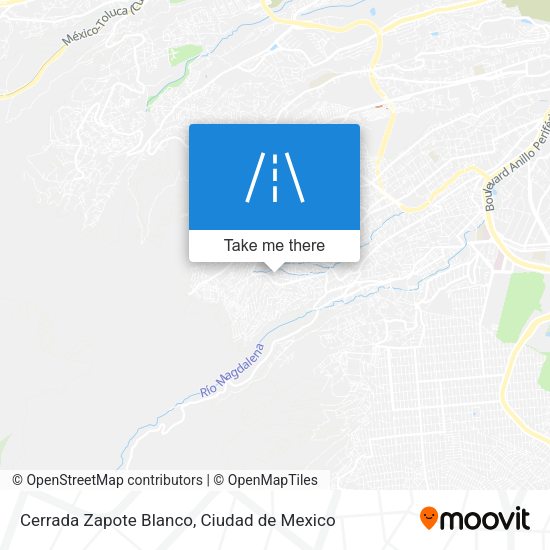 Cerrada Zapote Blanco map