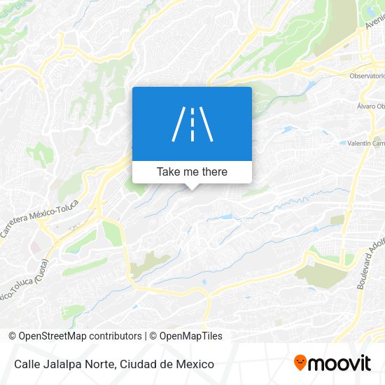 Calle Jalalpa Norte map