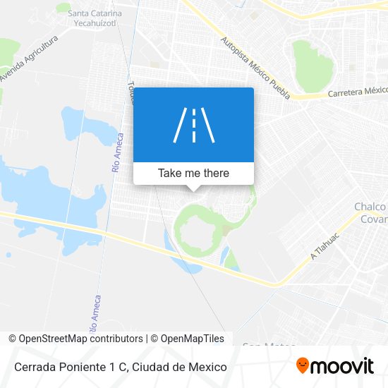 Cerrada Poniente 1 C map