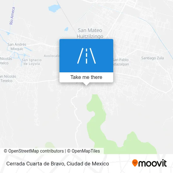 Cerrada Cuarta de Bravo map