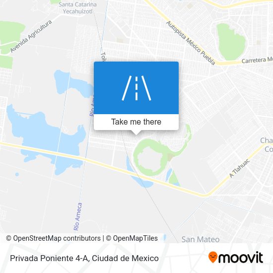 Privada Poniente 4-A map