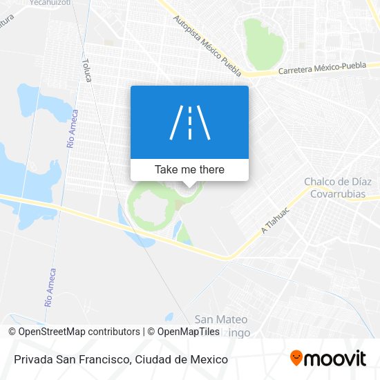 Privada San Francisco map