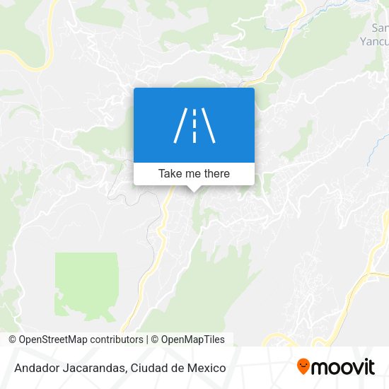Andador Jacarandas map