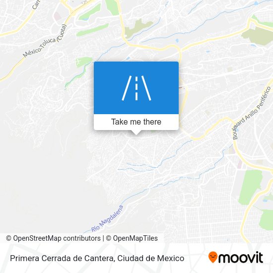 Primera Cerrada de Cantera map