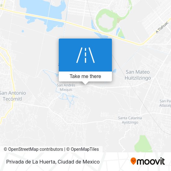 Privada de La Huerta map