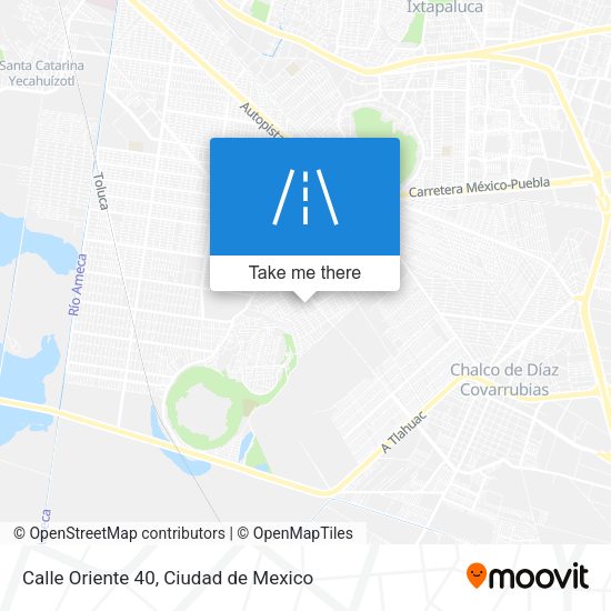 Calle Oriente 40 map