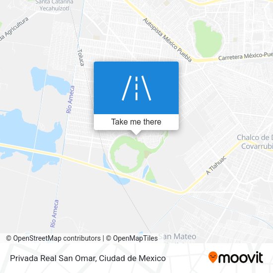 Privada Real San Omar map