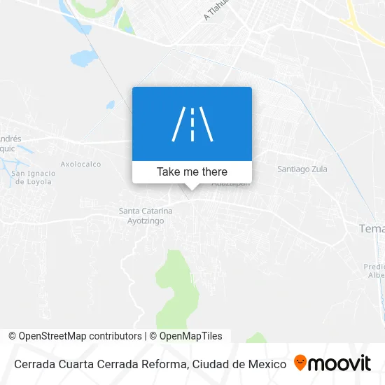Cerrada Cuarta Cerrada Reforma map