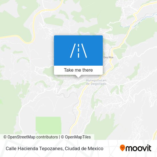 Calle Hacienda Tepozanes map