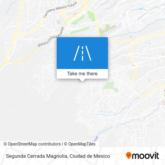 Mapa de Segunda Cerrada Magnolia