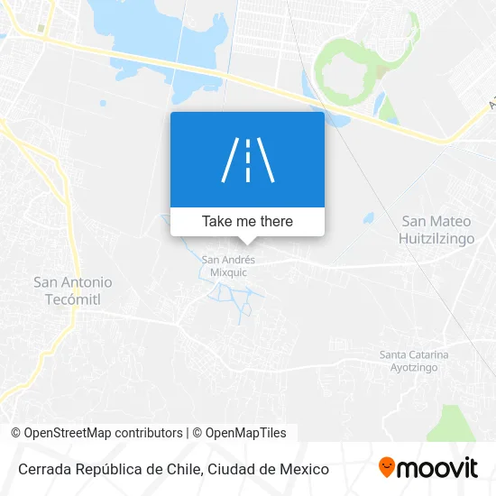 Cerrada República de Chile map