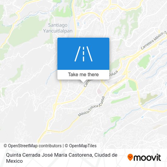 Quinta Cerrada José María Castorena map
