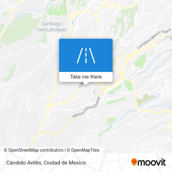 Cándido Avilés map