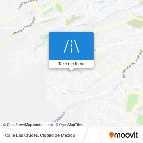 Mapa de Calle Las Cruces