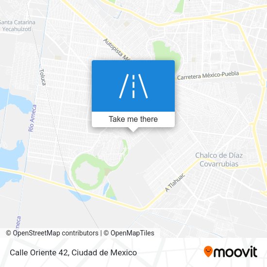 Mapa de Calle Oriente 42
