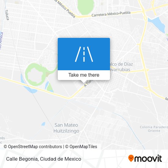 Calle Begonia map