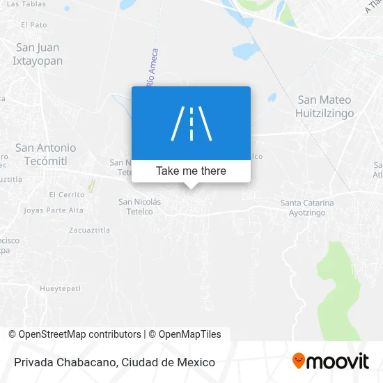 Privada Chabacano map