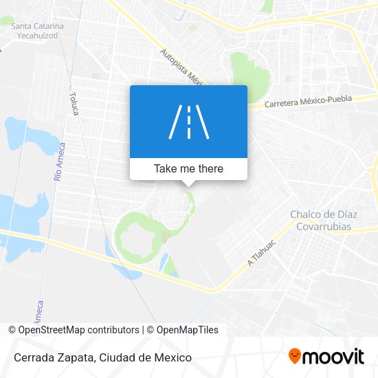 Mapa de Cerrada Zapata