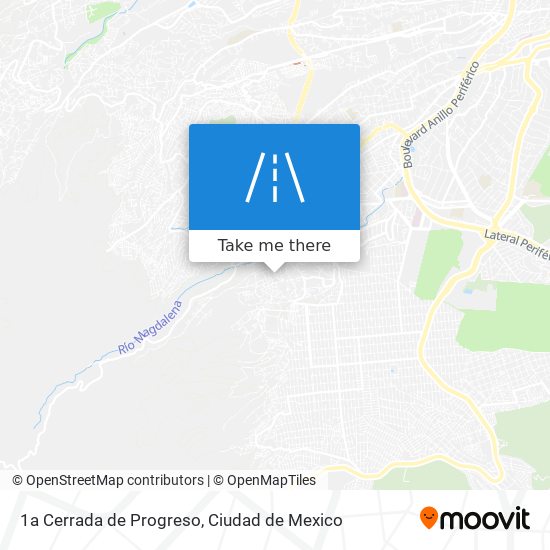 1a Cerrada de Progreso map