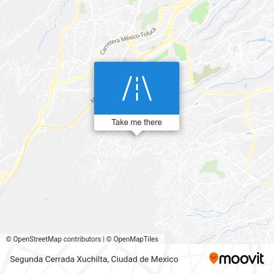 Mapa de Segunda Cerrada Xuchilta