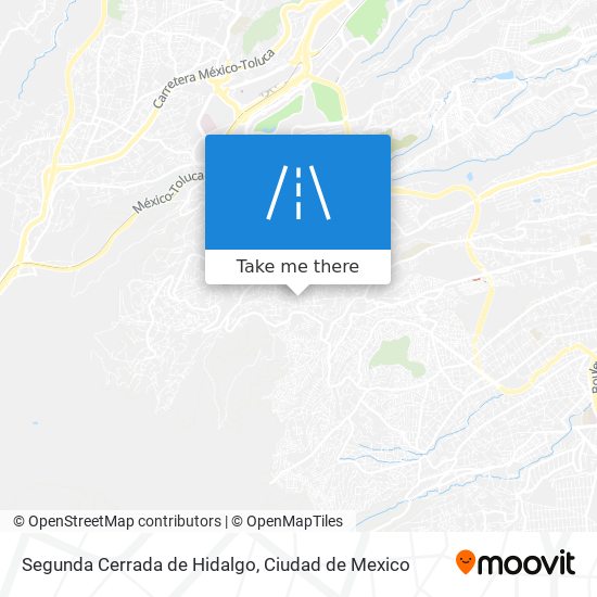 Mapa de Segunda Cerrada de Hidalgo