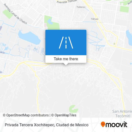 Privada Tercera Xochitepec map