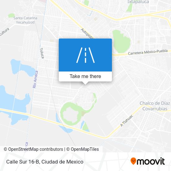 Calle Sur 16-B map
