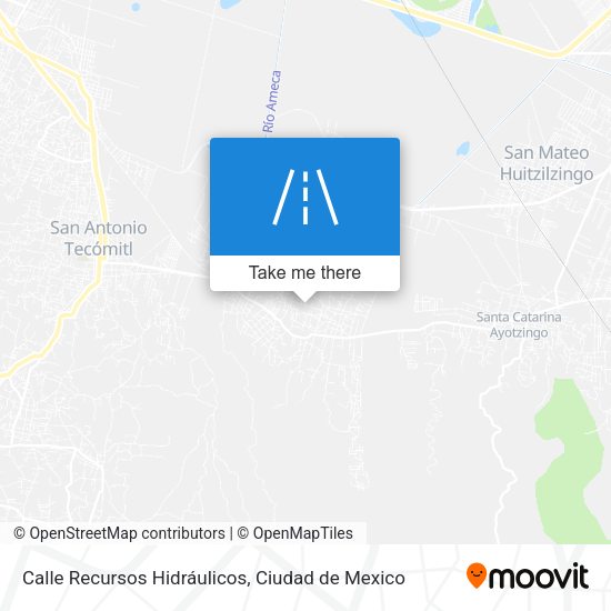 Mapa de Calle Recursos Hidráulicos