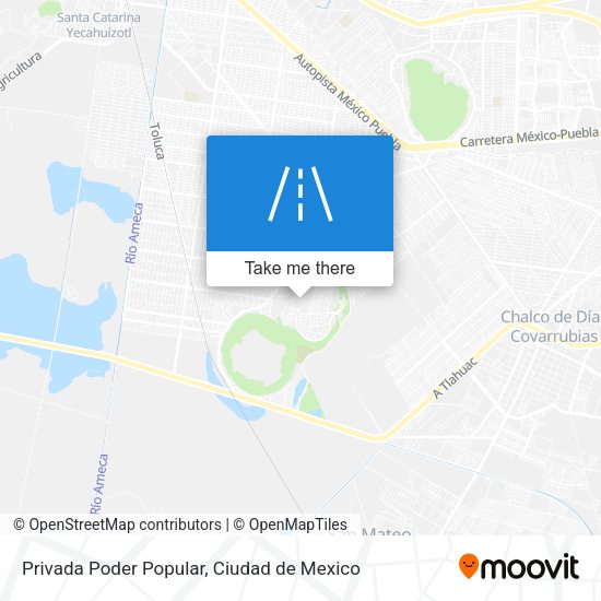 Privada Poder Popular map