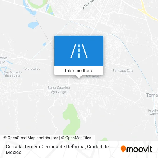 Cerrada Tercera Cerrada de Reforma map