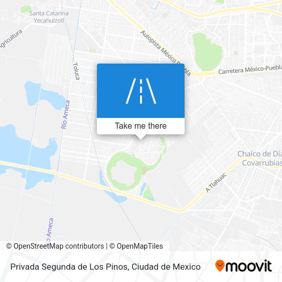 Privada Segunda de Los Pinos map