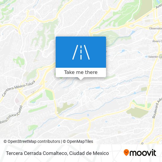Tercera Cerrada Comalteco map