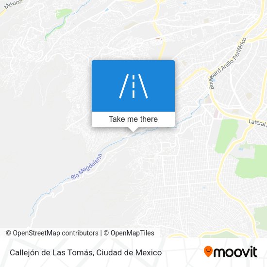 Mapa de Callejón de Las Tomás
