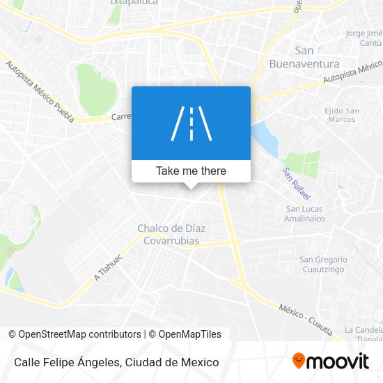 Mapa de Calle Felipe Ángeles