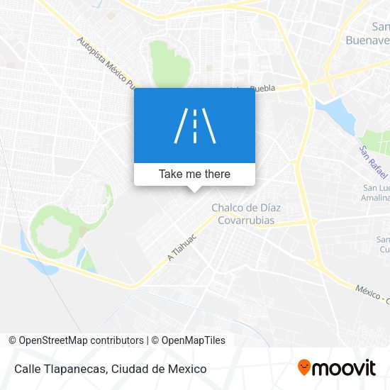 Calle Tlapanecas map