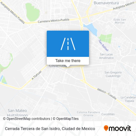 Cerrada Tercera de San Isidro map