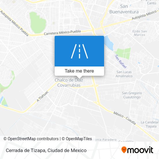 Cerrada de Tizapa map