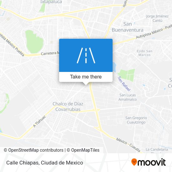 Calle Chiapas map