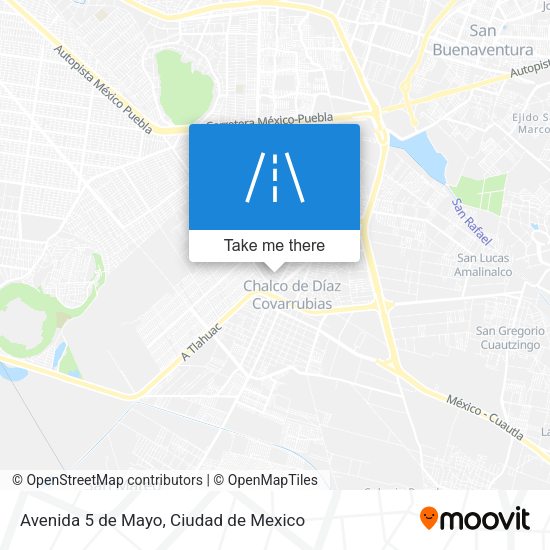 Avenida 5 de Mayo map
