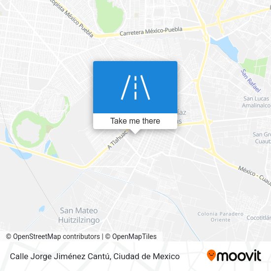 Mapa de Calle Jorge Jiménez Cantú