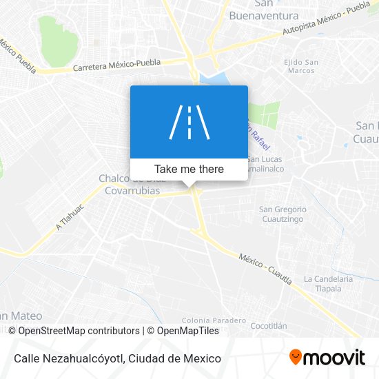 Calle Nezahualcóyotl map