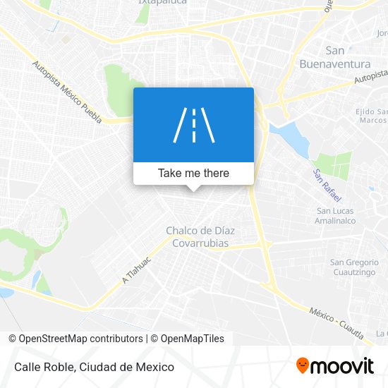 Mapa de Calle Roble