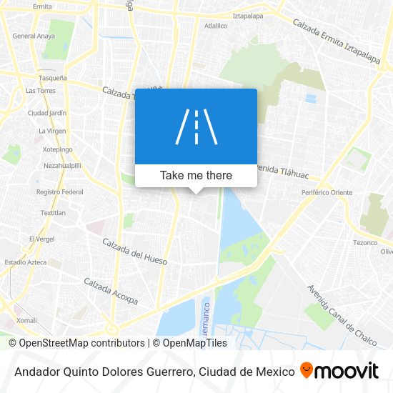 Andador Quinto Dolores Guerrero map