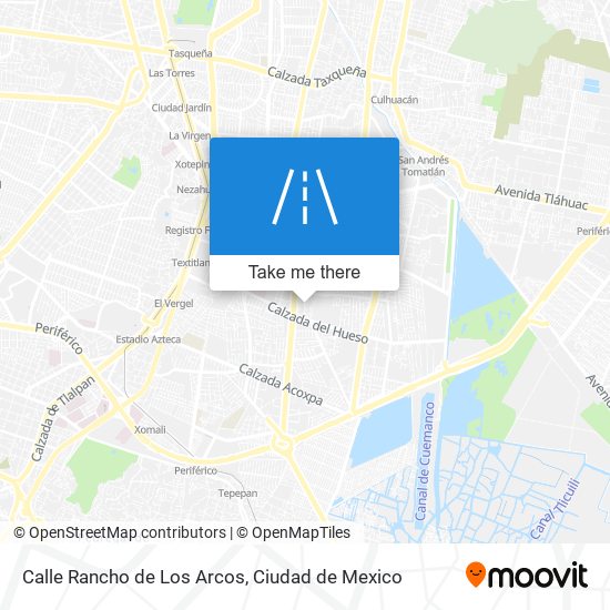 Mapa de Calle Rancho de Los Arcos