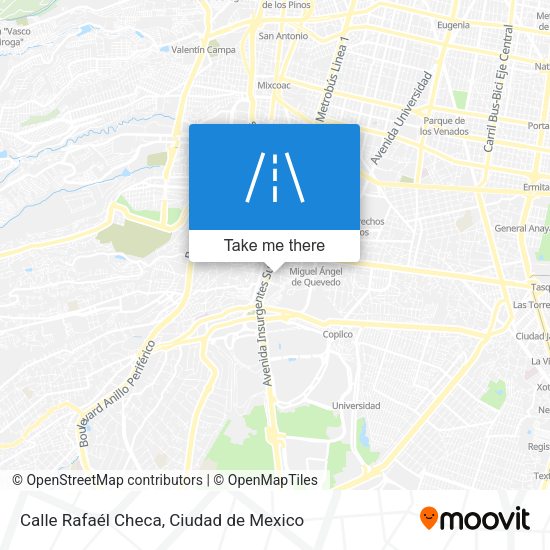 Mapa de Calle Rafaél Checa