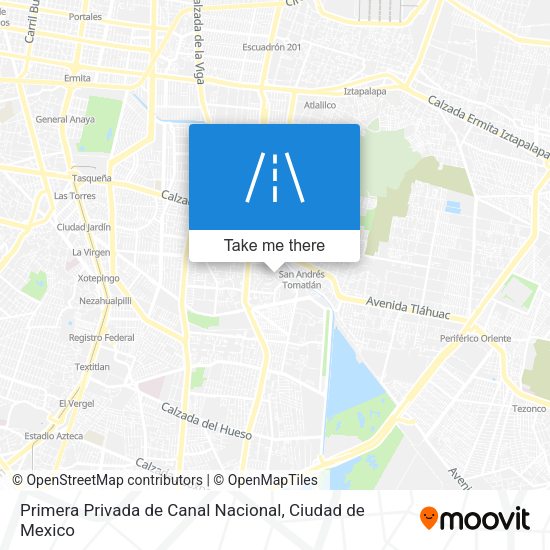 Mapa de Primera Privada de Canal Nacional