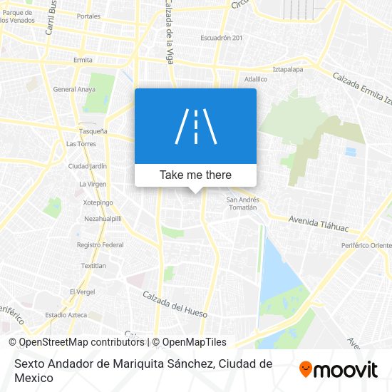 Sexto Andador de Mariquita Sánchez map