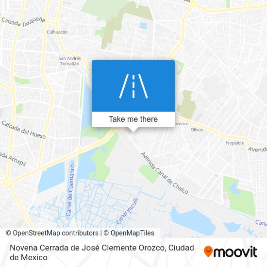 Novena Cerrada de José Clemente Orozco map