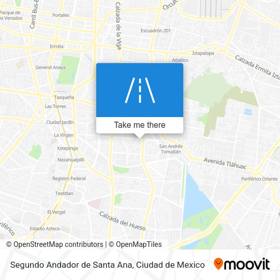 Mapa de Segundo Andador de Santa Ana