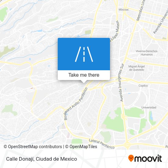 Mapa de Calle Donají